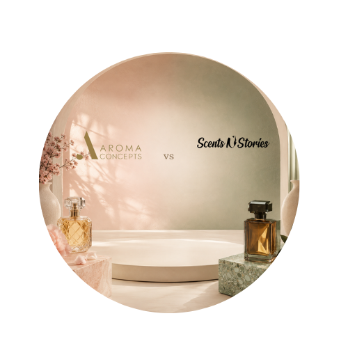 Aromaconcepts vs scents and stories