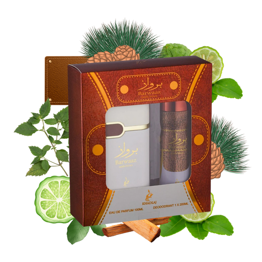 BARWAAZ BROWN SADDLE SPRAY & DEO GIFT SET