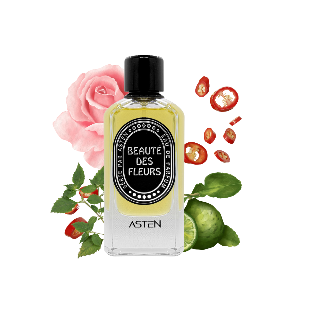  BEAUTE DES FLEURS ASTEN - Unisex Perfume 