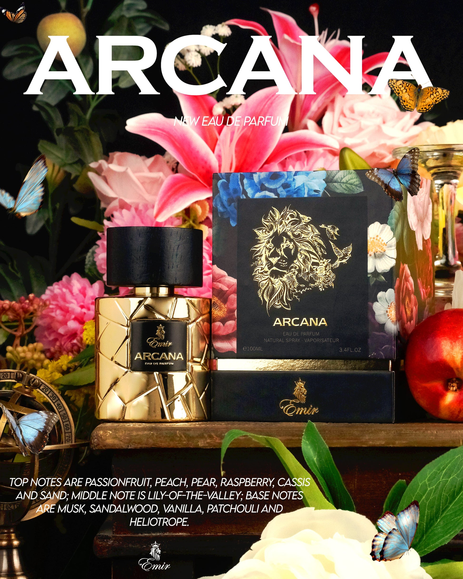 ARCANA EMIR - Fruity fragrance for Men 