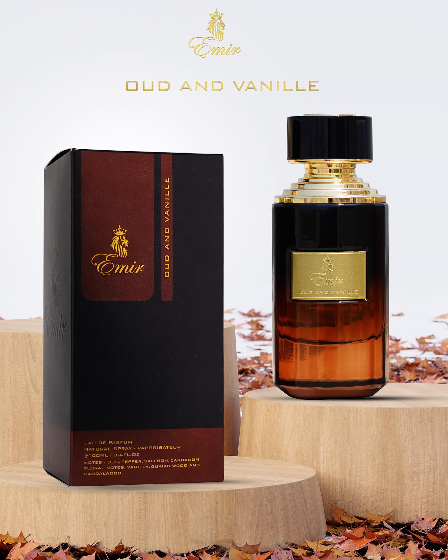 Oud and Vanille Emir perfumes from paris corner 